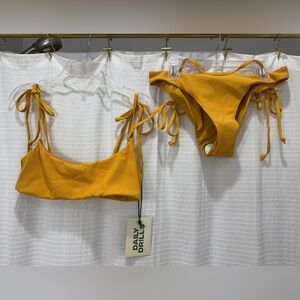 Daily Drills Bikini Set - Yellow - M